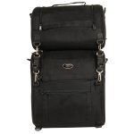 Milwaukee Leather MP8120 Large Black Textile Motorcycle 2-Piece Combo Sissy Bar Bag Set - Image 2