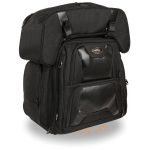 Milwaukee Leather MP8125 Large Black Textile Combo 2-Piece Motorcycle Sissy Bar Bag - Image 2