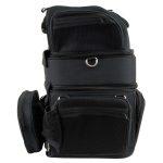 Milwaukee Leather MP8165 Large Black Textile Motorcycle Triple Barrel Sissy Bar Rack Bag with 5 Bonus Pockets - Image 8