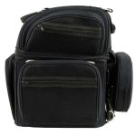 Milwaukee Leather MP8170 Medium Black ‘5 Pocket’ Textile Motorcycle Double Barrel Sissy Bar Rack Bag - Image 4