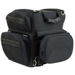 Milwaukee Leather MP8170 Medium Black ‘5 Pocket’ Textile Motorcycle Double Barrel Sissy Bar Rack Bag - Image 5