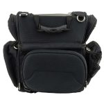 Milwaukee Leather MP8170 Medium Black ‘5 Pocket’ Textile Motorcycle Double Barrel Sissy Bar Rack Bag - Image 6