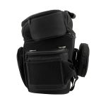Milwaukee Leather MP8180 Medium Black ‘5 Pocket’ Motorcycle Textile Double Barrel Sissy Bar Bag - Image 4