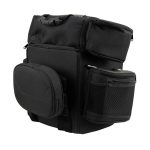 Milwaukee Leather MP8180 Medium Black ‘5 Pocket’ Motorcycle Textile Double Barrel Sissy Bar Bag - Image 7