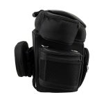 Milwaukee Leather MP8180 Medium Black ‘5 Pocket’ Motorcycle Textile Double Barrel Sissy Bar Bag - Image 8