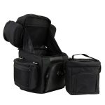 Milwaukee Leather MP8180 Medium Black ‘5 Pocket’ Motorcycle Textile Double Barrel Sissy Bar Bag - Image 10