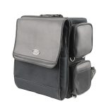Milwaukee Leather MP8185 Large Black ‘4 Pocket’ PVC Motorcycle Travel Sissy Bar Bag - Image 9