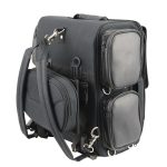 Milwaukee Leather MP8185 Large Black ‘4 Pocket’ PVC Motorcycle Travel Sissy Bar Bag - Image 5