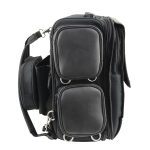 Milwaukee Leather MP8185 Large Black ‘4 Pocket’ PVC Motorcycle Travel Sissy Bar Bag - Image 4