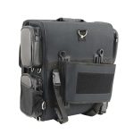 Milwaukee Leather MP8185 Large Black ‘4 Pocket’ PVC Motorcycle Travel Sissy Bar Bag - Image 3