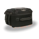 Milwaukee Leather MP8190 Small Black ‘Sporty’ Motorcycle Textile and PVC Sissy Bar Rack Bag - Image 5