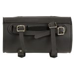 Milwaukee Leather MP8520 Black Small PVC Motorcycle Windshield Tool Bag with Buffalo Nickel Snaps - Image 2