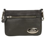Milwaukee Leather MP8815 Ladies Black Double Zipper Leather Shoulder Bag - Image 5