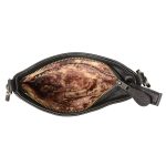 Milwaukee Leather MP8815 Ladies Black Double Zipper Leather Shoulder Bag - Image 3