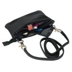 Milwaukee Leather MP8820 Women’s Black Leather Shoulder Bag with Zipper Closure and Leather Strap - Image 5