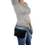 Milwaukee Leather MP8820 Women’s Black Leather Shoulder Bag with Zipper Closure and Leather Strap - Image 2