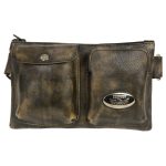 Milwaukee Leather MP8825 Women’s Distress Brown Leather Belt Bag - Image 3