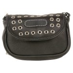 Milwaukee Leather MP8830 Ladies Black Leather Chain Strap Shoulder Bag - Image 5
