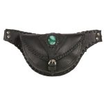 Milwaukee Leather MP8835 Women’s Black Lather ‘Braided’ Hip Belt Bag