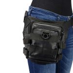 Milwaukee Leather MP8840 Black Leather Conceal and Carry Tactical Thigh Bag with Waist Belt - Image 4
