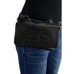 Milwaukee Leather MP8854 Women’s Black Leather Multi Pocket Belt Bag - Image 3