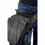 Milwaukee Leather MP8896 Extra Large Conceal and Carry Black Leather Thigh Bag with Waist Belt - Image 4