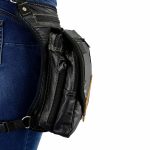 Milwaukee Leather MP8899 Black Conceal and Carry Leather Thigh Bag with Waist Belt - Image 3