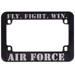 Hot Leathers Fly. Fight. Win. Air Force License Plate Frame MPA1710