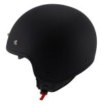 Milwaukee Performance Helmets MPH9700DOT Accelerator 3 /4 Open Face Matte Black Helmet - Image 7