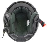 Milwaukee Performance Helmets MPH9700DOT Accelerator 3 /4 Open Face Matte Black Helmet - Image 4