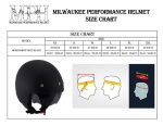 Milwaukee Performance Helmets MPH9700DOT Accelerator 3 /4 Open Face Matte Black Helmet - Image 5