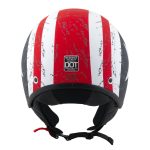 Milwaukee Helmets MPH9701DOT Maverick 3/4 Open Face Stars and Stripes Motorcycle Helmet Biker - Image 2