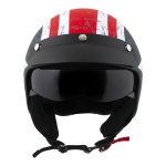 Milwaukee Helmets MPH9701DOT Maverick 3/4 Open Face Stars and Stripes Motorcycle Helmet Biker - Image 9