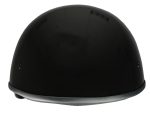 Milwaukee Helmets Bare Bones Glossy Black Half Motorcycle Helmet DOT Approved MPH9711DOT - Image 2