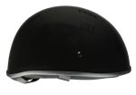 Milwaukee Helmets Bare Bones Glossy Black Half Motorcycle Helmet DOT Approved MPH9711DOT - Image 11