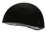 Milwaukee Helmets Bare Bones Glossy Black Half Motorcycle Helmet DOT Approved MPH9711DOT - Image 7
