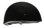 Milwaukee Helmets Bare Bones Glossy Black Half Motorcycle Helmet DOT Approved MPH9711DOT - Image 10