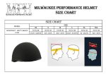Milwaukee Performance Helmets MPH9712DOT Dot Approved Matte Black Half Motorcycle Helmet Biker - Image 5