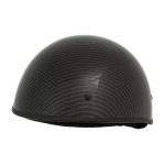 Milwaukee Performance Helmets MPH9713DOT Dot Approved Glossy Black  Half Motorcycle Helmet for Men and Women Biker with Carbon Fiber Look - Image 9