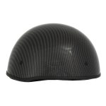 Milwaukee Performance Helmets MPH9713DOT Dot Approved Glossy Black  Half Motorcycle Helmet for Men and Women Biker with Carbon Fiber Look - Image 6