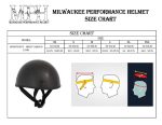 Milwaukee Performance Helmets MPH9713DOT Dot Approved Glossy Black  Half Motorcycle Helmet for Men and Women Biker with Carbon Fiber Look - Image 5