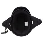 Milwaukee Helmets Momentum Matte Black Half Face Motorcycle Helmet w/ Drop Down Visor DOT Approved MPH9718DOT - Image 4