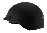 Milwaukee Performance Helmets MPH9720DOT DOT Approved Momentum Matte Black Half Motorcycle Helmet w/ Drop Down Visor - Image 7