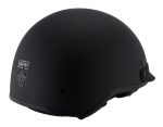Milwaukee Performance Helmets MPH9720DOT DOT Approved Momentum Matte Black Half Motorcycle Helmet w/ Drop Down Visor - Image 4