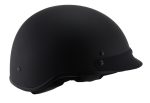 Milwaukee Performance Helmets MPH9720DOT DOT Approved Momentum Matte Black Half Motorcycle Helmet w/ Drop Down Visor - Image 3