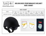 Milwaukee Performance Helmets MPH9720DOT DOT Approved Momentum Matte Black Half Motorcycle Helmet w/ Drop Down Visor - Image 5