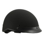 Milwaukee Helmets MPH9722DOT Matte Black Half Helmet with Drop Down Sun Visor - Image 2
