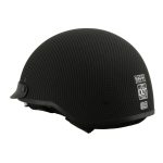 Milwaukee Helmets MPH9722DOT Matte Black Half Helmet with Drop Down Sun Visor - Image 6