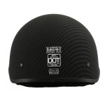 Milwaukee Helmets MPH9722DOT Matte Black Half Helmet with Drop Down Sun Visor - Image 7