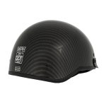 Milwaukee Helmets MPH9723DOT Carbon Like Black Half Helmet with Drop Down Sun Visor - Image 9